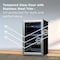 Tcl 2.4 Cu. Ft. 102-Can Beverage Cooler, Digital Controls, LED Light, Glass Door, Stainless Steel TRV102FAS - alternate 7