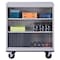 Sandusky Lee Mobile Bookcase, 42 in H, Dove Gray BM20361836-05 - alternate 7