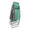 Homeroots 27" Green Metal Outdoor Zero Gravity Chair with Green Cushion 373474 - alternate 4