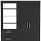 Homeroots 59" Black Three Drawer Dresser 524966 - alternate 15