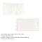 Lavish Home 12x20in Plush Lumbar Pillow Luxury Accent Pillow Insert and Shag Glam Cover Set for Bedroom, White 80-PFM-10 - alternate 4