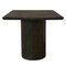 Homeroots 24" Dark Brown Distressed Solid Wood Square Pedestal End Table 605350 - alternate 8