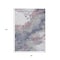 Homeroots 8' X 10' Blush And Gray Abstract Washable Indoor Outdoor Area Rug 631876 - alternate 8