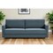 Homeroots 88" Blue Green Sleeper Sofa With Silver Legs 480913 - alternate 4