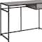 Homeroots 42" Gray and Dark Gray Computer Desk 376543 - alternate 10
