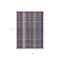 Homeroots 3' X 5' Plum Eggplant And Gray Plaid Washable Indoor Outdoor Area Rug 613987 - alternate 9