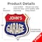 Signmission John's Garage, 18 inch X 18 inch, Plastic Sign, 2PK SHI-P-2PACK-18-383-JOHN - alternate 3