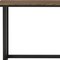 Homeroots 47" Brown and Black Writing Desk 491481 - alternate 5