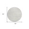 Homeroots 8' Ivory Round Washable Indoor Outdoor Area Rug 598832 - alternate 9