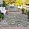 Homeroots 3' X 5' Gray And Ivory Geometric Washable Indoor Outdoor Area Rug 631383 - alternate 8