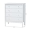 Baxton Studio Hoffman Chest with Scalloped Apron and Turned Legs, White 272-14817-ZORO - alternate 10