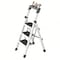 Wrightmaster 3.3 ft. Steel Lightweight Step Ladder, 8 ft. Reach, with Tool Platform, 300 lb. Load Capacity ZOR-GJSBT1 - alternate 1