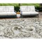 Homeroots 10' X 14' Brown Ivory And Tan Paisley Washable Indoor Outdoor Area Rug 588641 - alternate 1