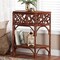 Bali & Pari Gaspar Marbled Tortoise Natural Rattan Console Table 262-14437-ZORO - alternate 9