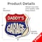 Signmission Daddy's Garage, 4 inch X 4 inch, Vinyl Decal, 2PK SHI-D-2PACK-4-383-DADDY - alternate 6