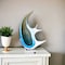 Homeroots 17" Blue Murano Glass Fish Figurine Tabletop Sculpture 376118 - alternate 5