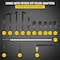 Vevor Transmission Fluid Pump ATF Refill Pump Kit 10L with 14 Most Used Adapters YS-089 - alternate 8