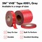 3M 4991 DOUBLE SIDED TAPE, 36 YD L 0.75 IN W, 90 MIL THK, ACRYLIC FOAM BACKING, GRAY 7010519789 - alternate 5