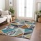 Homeroots 3' X 5' Gray Copper And Brown Geometric Washable Indoor Outdoor Area Rug 600366 - alternate 8