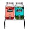 Basicwise 2-Pcs Glass Drink Dispenser Set with Metal Stand, Stainless Steel Spigots and Chalkboard Signs - QI004713.CHK - alternate 1
