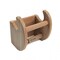 Homeroots Traditional Solid Teak Magazine and Toilet Paper Holder 475860 - alternate 1