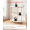Vevor 2 Tiers Bar Cart Home Kitchen Serving Carts w/ Wine Rack Glass Holder Gold SS-8 - alternate 6