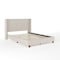 Martha Stewart Kay Full Upholstered Platform Bed w/Channel Stitched Wingback Headboard/Cushioned Siderails, Beige TW-3WDB03B-F-BG-MS - alternate 10