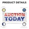 Signmission Auction Today, 48 Inch x 120 Inch, Vinyl Banner B-120-30464 - alternate 5