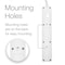 Digital Energy 6-Outlet Surge Protector Power Strip, 25 Ft.; White DE6OSP-25FT - alternate 6