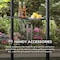 Sunjoy 8 ft. x 5 ft. Black Steel 2-tier Grill Gazebo with Gray and Black Canopy A103002201 - alternate 7