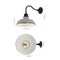 Jonathan Y Aurora 12.25" 1-Light Farmhouse Industrial Indoor/Outdoor Iron LED Gooseneck Arm Outdoor Sconce, Gray JYL7613D - alternate 9