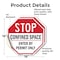 Signmission Stop Confined Space Enter by Permit, 18 inch X 18 inch, Vinyl Decal, 2PK OC-D-2PACK-18-250 - alternate 4