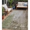 Homeroots 5' X 8' Brown And Green Abstract Washable Indoor Outdoor Area Rug 605513 - alternate 1
