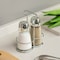 Basicwise Multifunctional Glass Salt and Pepper Shaker Set with Stainless Steel Holder - Perfect for QI004715 - alternate 9
