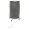 Vestil Silver Drum Dolly Round With Handle 1000 lb Hard Rubber Casters DRUM-DRH-HR - alternate 8