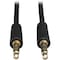 Tripp Lite Audio Cable, Mini Stereo, 3.5mm, M/M, 1ft P312-001 - alternate 1