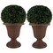 Pure Garden Outdoor Planter 2-Pack 16x18 in Urn Planters Plastic Plant Pots for Indoor or Outdoor 50-LG1427 - alternate 10