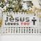 Signmission Jesus Loves You, 48 Inch x 120 Inch, Vinyl Banner B-120-30709 - alternate 5