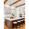 Z-Lite Rialto 5 Light Pendant, Matte White Outer, Signature Rubbed Brass Inner, 22 In W x 14.5 In H 1953-22MW - alternate 5