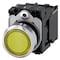 Siemens Illuminated pushbutton, 22 mm, round, metal, shiny, yellow 3SU1153-0AB30-1BA0-ZY15 - alternate 1