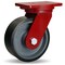 Hamilton Extra Heavy Duty Swivel Caster, 8" x 3" Duralast XC Polyurethane (70D) on Cast Iron Wheel S-EHD-83DB70 - alternate 1