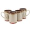 Gibson Home Terra Bella 4 Piece 18.5 Ounce Terracotta Mug Set in Smoke 142558.01 - alternate 1