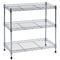 Sandusky Lee Wire Shelving Unit, 10"D x 18"W x 18"H, 3 Shelves, Chrome WS181018-C - alternate 1