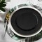 Smarty Had A Party 13" Black Round Disposable Paper Charger Plates (120 Plates), 120PK 2690-RB-CASE - alternate 9