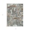 Homeroots 3' X 5' Gray Copper And Mint Green Geometric Washable Indoor Outdoor Area Rug 589386 - alternate 6