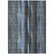 Homeroots 8' X 10' Blue Gray And Charcoal Botanical Leaves Washable Indoor Outdoor Area Rug 581939 - alternate 9