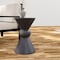 Leisuremod Echo 13 in Round Stone Side Table, Weather-Resistant, Fully Assembled EST13DGR - alternate 10