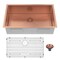 Homeroots 10in X 30in Gold Stainless Steel Undermount Kitchen Sink 719951 - alternate 4