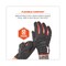 Ergodyne ProFlex 812 Standard Mechanics Gloves, 9" Long, XX-Large, Black, Pair 17176 - alternate 8