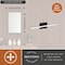Vaxcel Ashburn 24 in. Integrated LED Matte Black Bath Bar Vanity Light White Shade W0465 - alternate 10